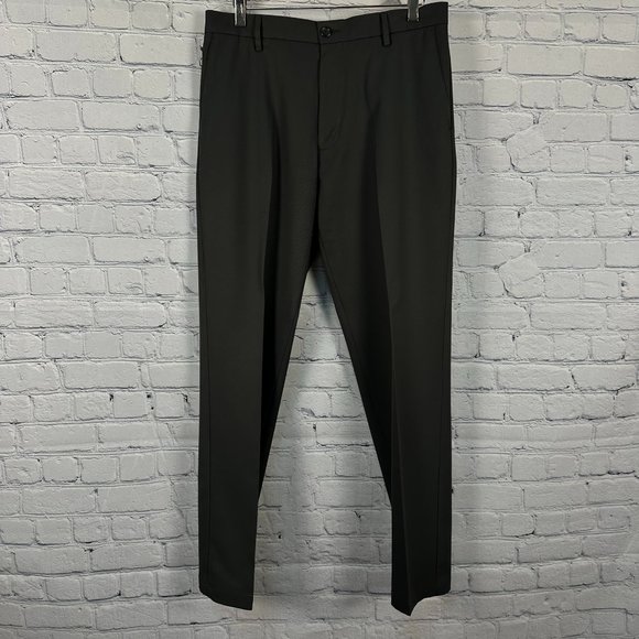 Dockers Men's Straight‎ Fit 100% Polyester Pant, Size W32 x L32, Steelhead Gray - Picture 1 of 9